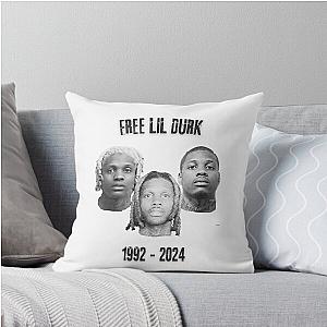 FREE LIL DURK Throw Pillow