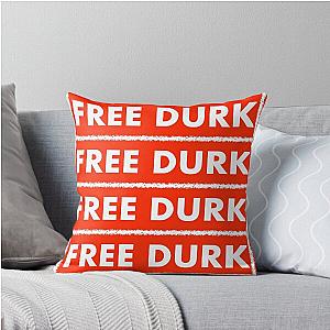 FREE LIL DURK RED TAG Throw Pillow