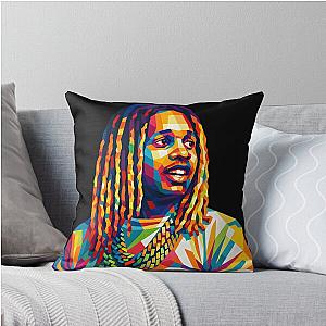 Lil Durk WPAP Art Throw Pillow