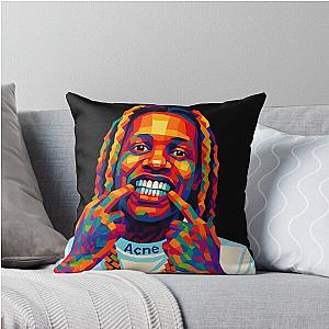 Lil Durk Smile Wap Art Throw Pillow
