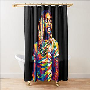 Lil Durk WPAP Art Shower Curtain
