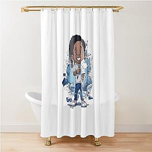 Lil Durk Cartoon Shower Curtain