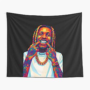 Lil Durk Smile Wap Art Tapestry