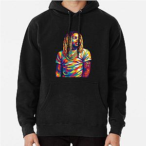 Lil Durk Web Pulp Art Pullover Hoodie