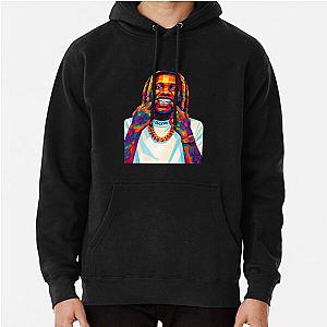 Lil Durk Smile White Pullover Hoodie