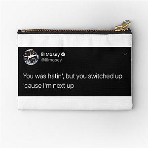 lil mosey - noticed (dark version) Zipper Pouch