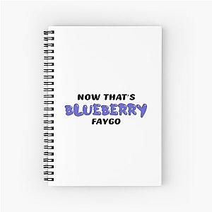 Blueberry Faygo - Lil Mosey Spiral Notebook