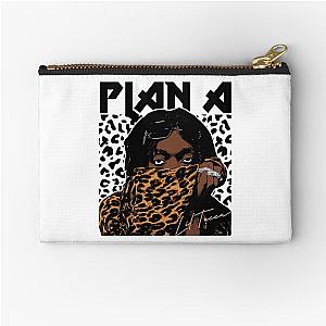 Grunge Style Zipper Pouch