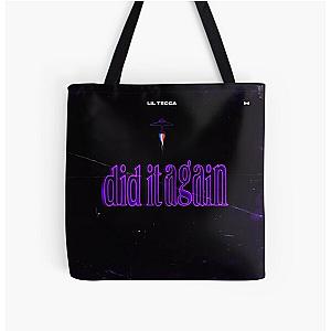Lil Tecca Did Again All Over Print Tote Bag