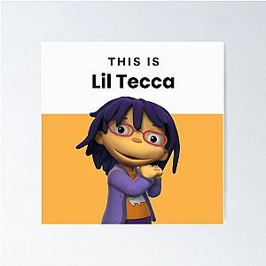 Lil Tecca Spotify Meme Poster