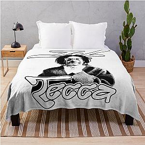 Vintage Silhouette Style Throw Blanket