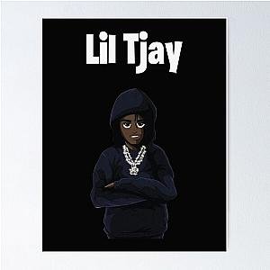 Lil Tjay Cartoon Hoodie Poster