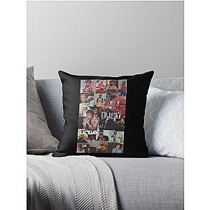 Lil Tjay Collage Throw Pillow