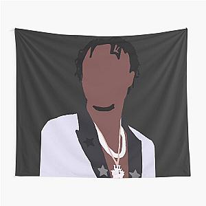 lil tjay silhouette Tapestry