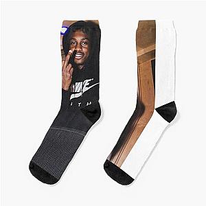 Lil Tjay Middle Finger Socks