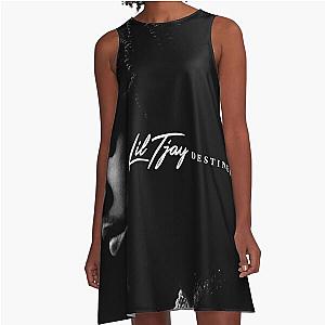 Lil Tjay - Black And White A-Line Dress