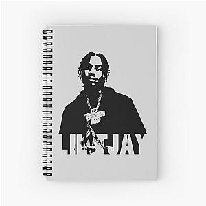  Lil Tjay rapper designs  Spiral Notebook