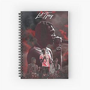 Lil TJay Red Poster Art Spiral Notebook