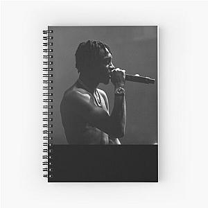 Lil Tjay Black White Classic Spiral Notebook