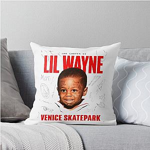 Vintage Funny Face Lil Wayne Throw Pillow
