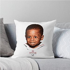 Vintage Funny Face Lil Wayne Throw Pillow
