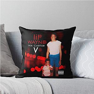 Vintage Funny Face Lil Wayne Throw Pillow