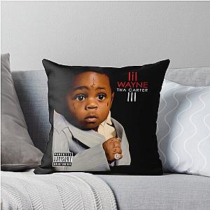 Vintage Funny Face Lil Wayne Throw Pillow