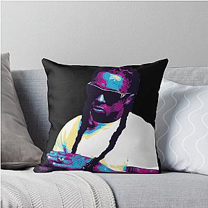 Lil Wayne Retro 2 Throw Pillow