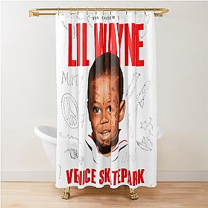 Vintage Funny Face Lil Wayne Shower Curtain