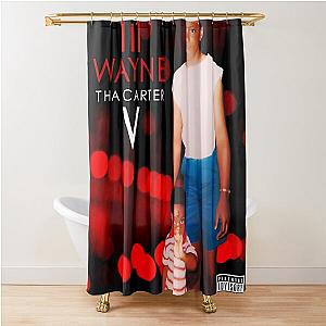Vintage Funny Face - Lil Wayne Shower Curtain