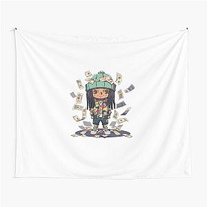 Lil Wayne Cartoon Design Tapestry
