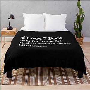 Lil Wayne Hip Hop Lyrics Black Throw Blanket