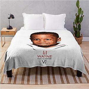 Vintage Funny Face Lil Wayne Throw Blanket
