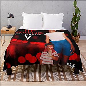 Vintage Funny Face Lil Wayne Throw Blanket