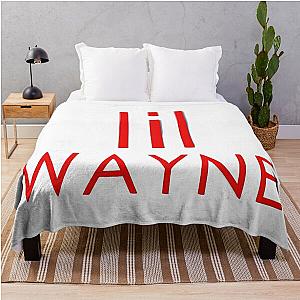 Vintage Funny Face Lil Wayne Throw Blanket