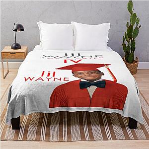 Vintage Funny Face Lil Wayne Throw Blanket
