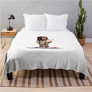Lil Wayne Cartoon Design Throw Blanket