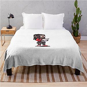 Lil Wayne Cartoon Throw Blanket