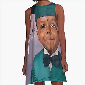 Vintage Funny Face Lil Wayne A-Line Dress
