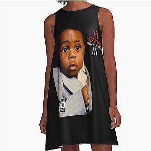 Vintage Funny Face Lil Wayne A Line Dress