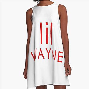 Vintage Funny Face Lil Wayne A-Line Dress