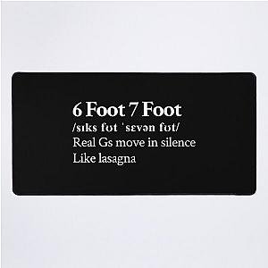 Lil Wayne Aesthetic Hip Hop Rap Lyric Black Desk Mat