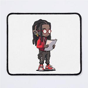 Lil Wayne Cartoon Mouse Pad