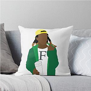 Minimal Lil Wayne Throw Pillow