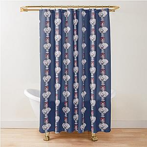 Lil Yachty Statue Red Hair Shower Curtain