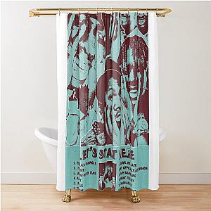 Lil Yachty Let's Start Here Poster Shower Curtain