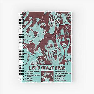 Lil Yachty Let's Start Here Poster Spiral Notebook