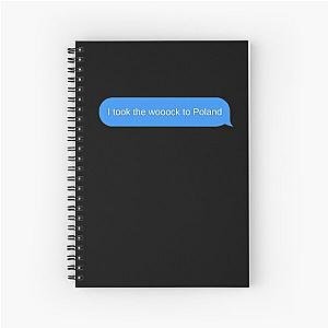 I Took The Tote To Poland - Lil Yachty Spiral Notebook