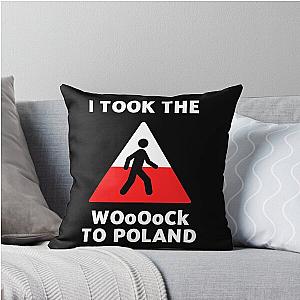 I Took The Towel To Poland By Lil Yachty Throw Pillow