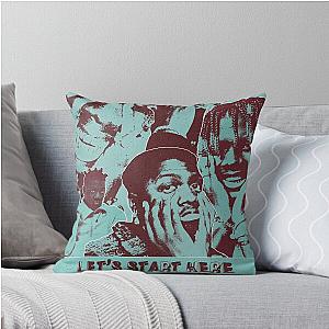 Lil Yachty Let's Start Here Poster Throw Pillow